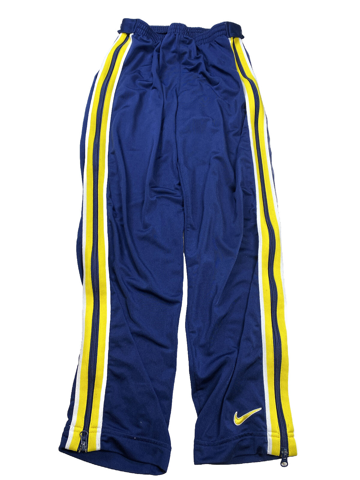 Blue and yellow nike pants best sale