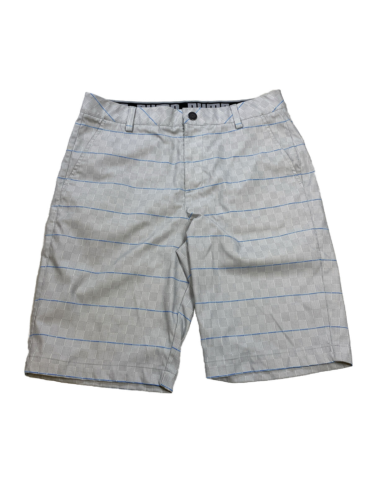 Puma plaid cheap golf shorts