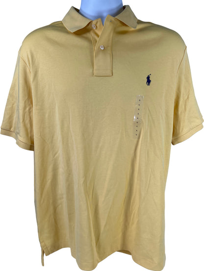 NEW Polo Ralph Lauren Men’s Yellow Soft Cotton Polo Shirt - L