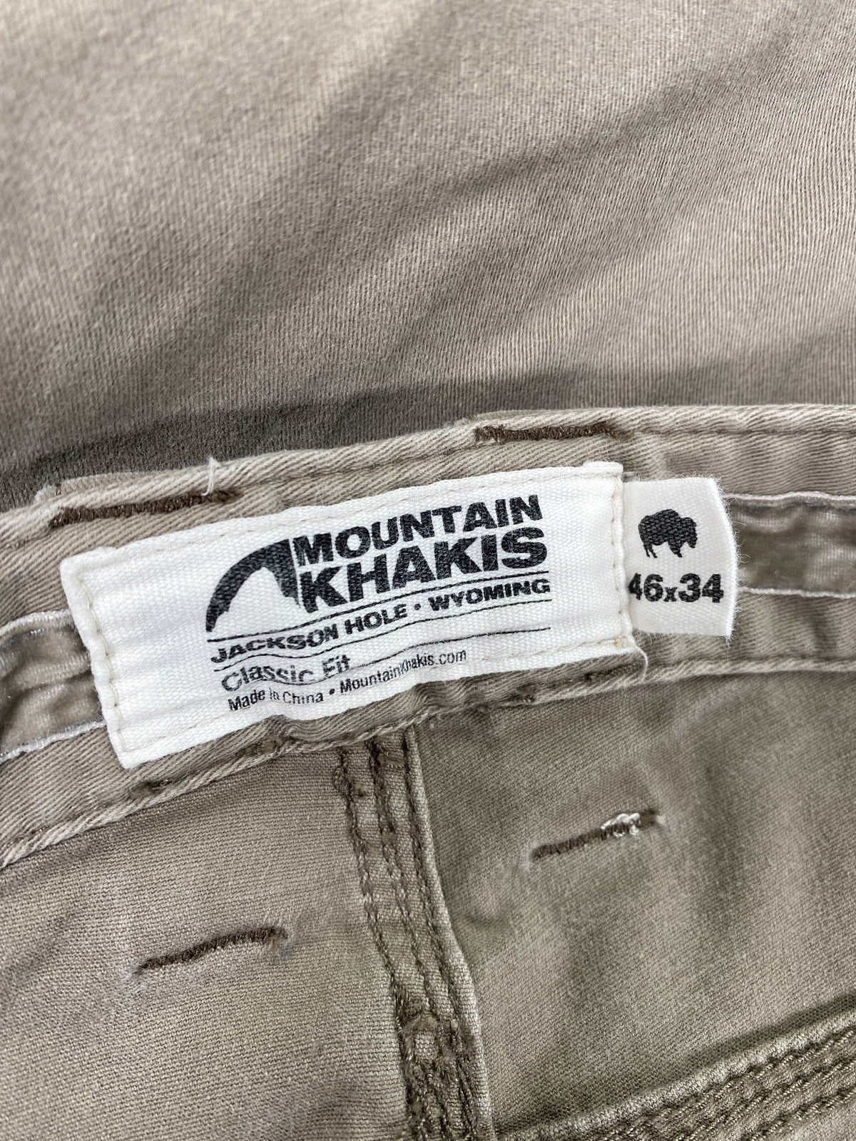 Mountain Khakis Men’s Gray Classic Fit Hiking Pants - 46x34