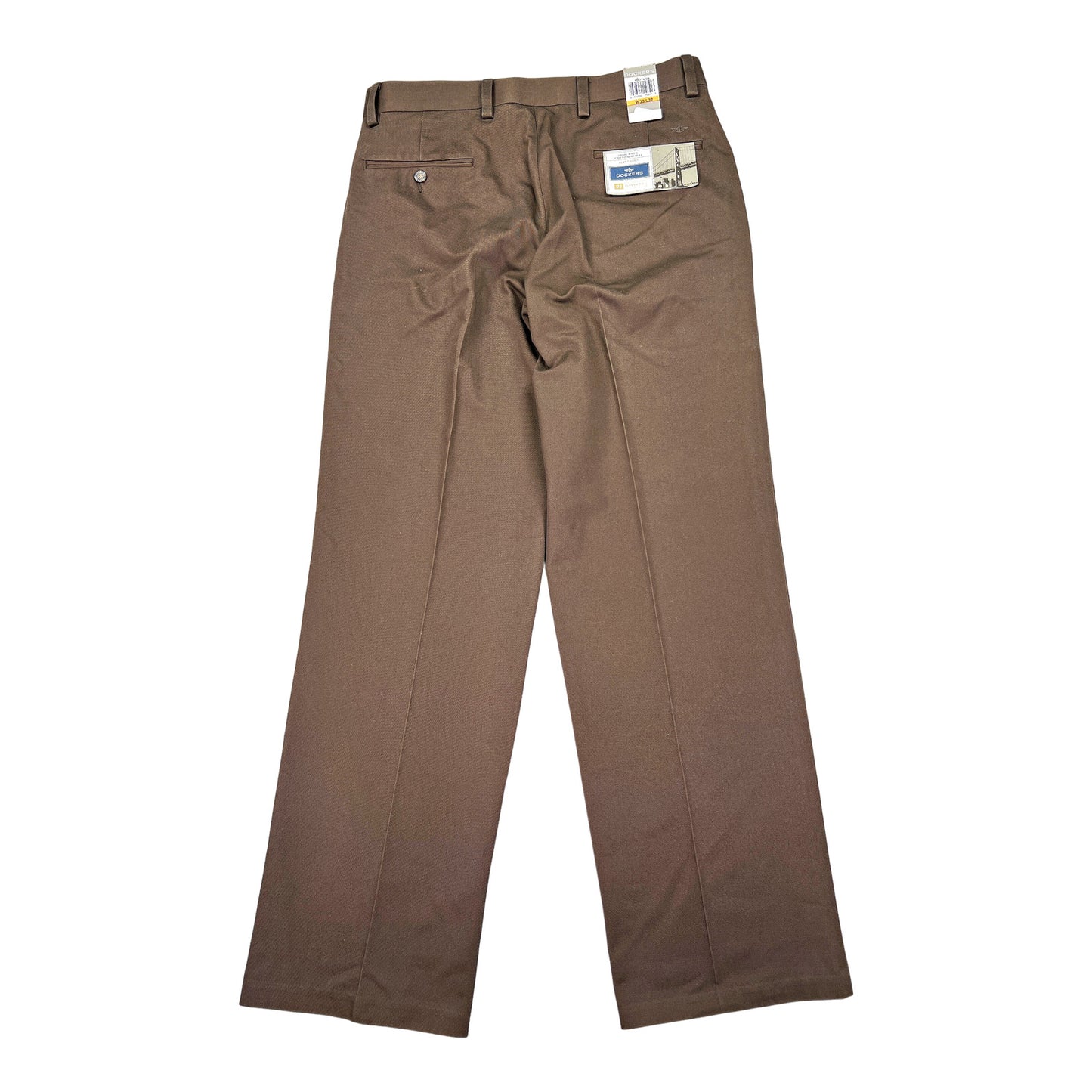 NEW Dockers Men’s Brown D3 Classic Fit Chino Pants - 33x32