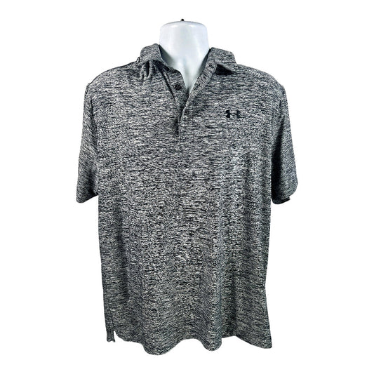 Under Armour Men’s Gray Short Sleeve HeatGear Polo Shirt - XL