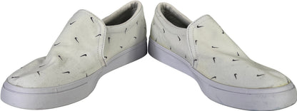 Nike Women’s White Royale Swoosh Slip On Sneakers - 8.5