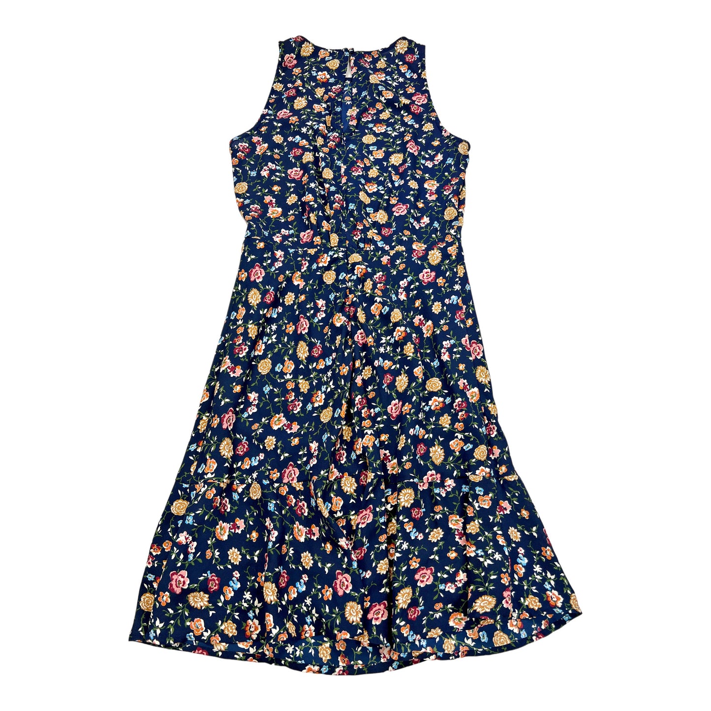 J.Crew Mercantile Women’s Blue Floral Sleeveless Sundress - 0