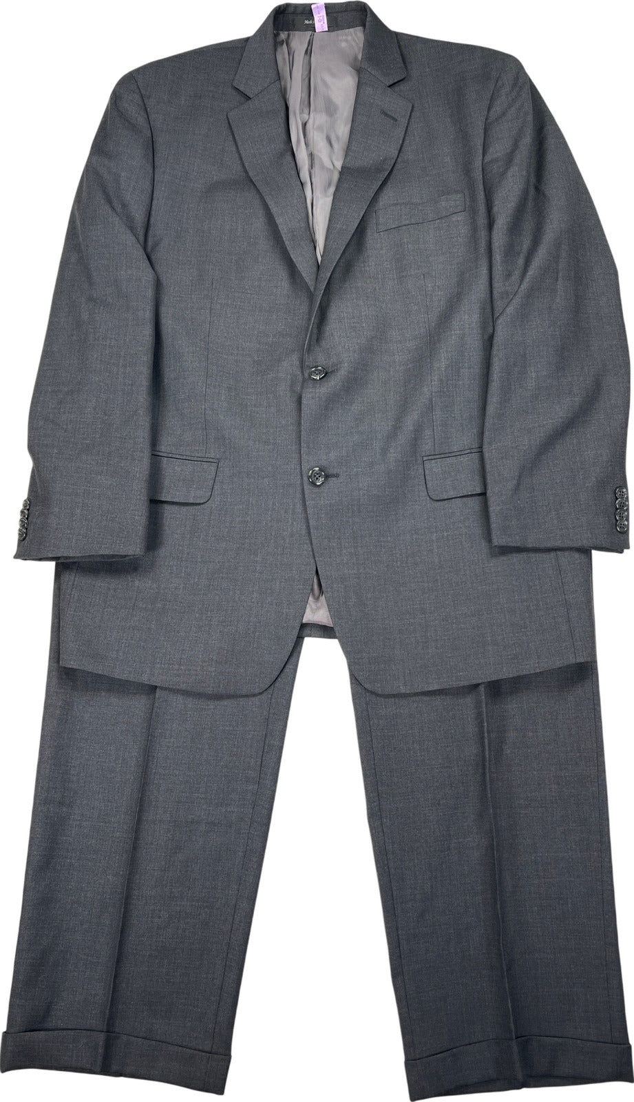 Michael Kors Men’s Charcoal Gray 100% Wool Suite - Jacket 44R/Pants 37