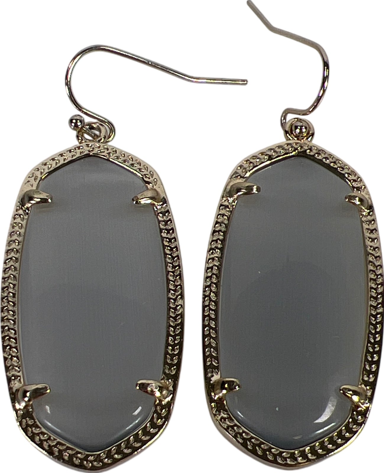 Kendra Scott Women’s Elle Gold-Tone Slate Cats Eye Drop Earrings