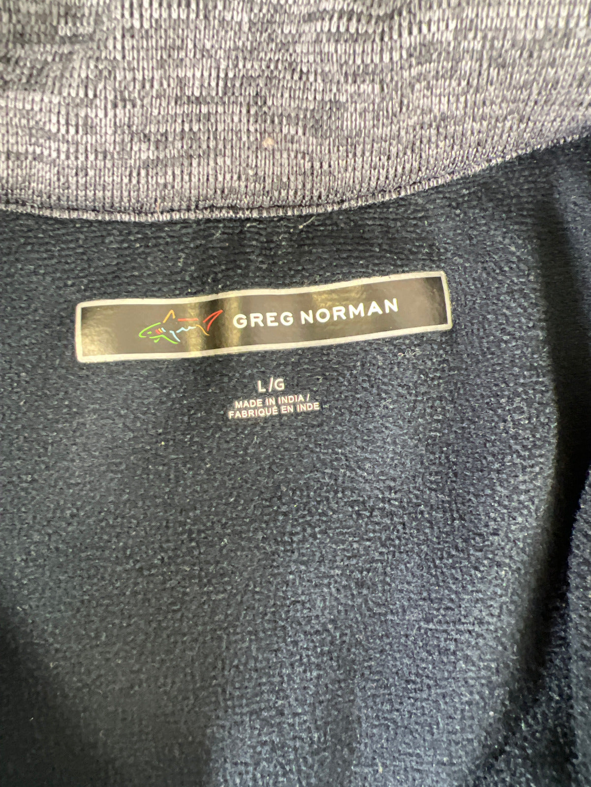 Greg Norman Men’s Dark Blue Henley Button Pullover Sweater - L