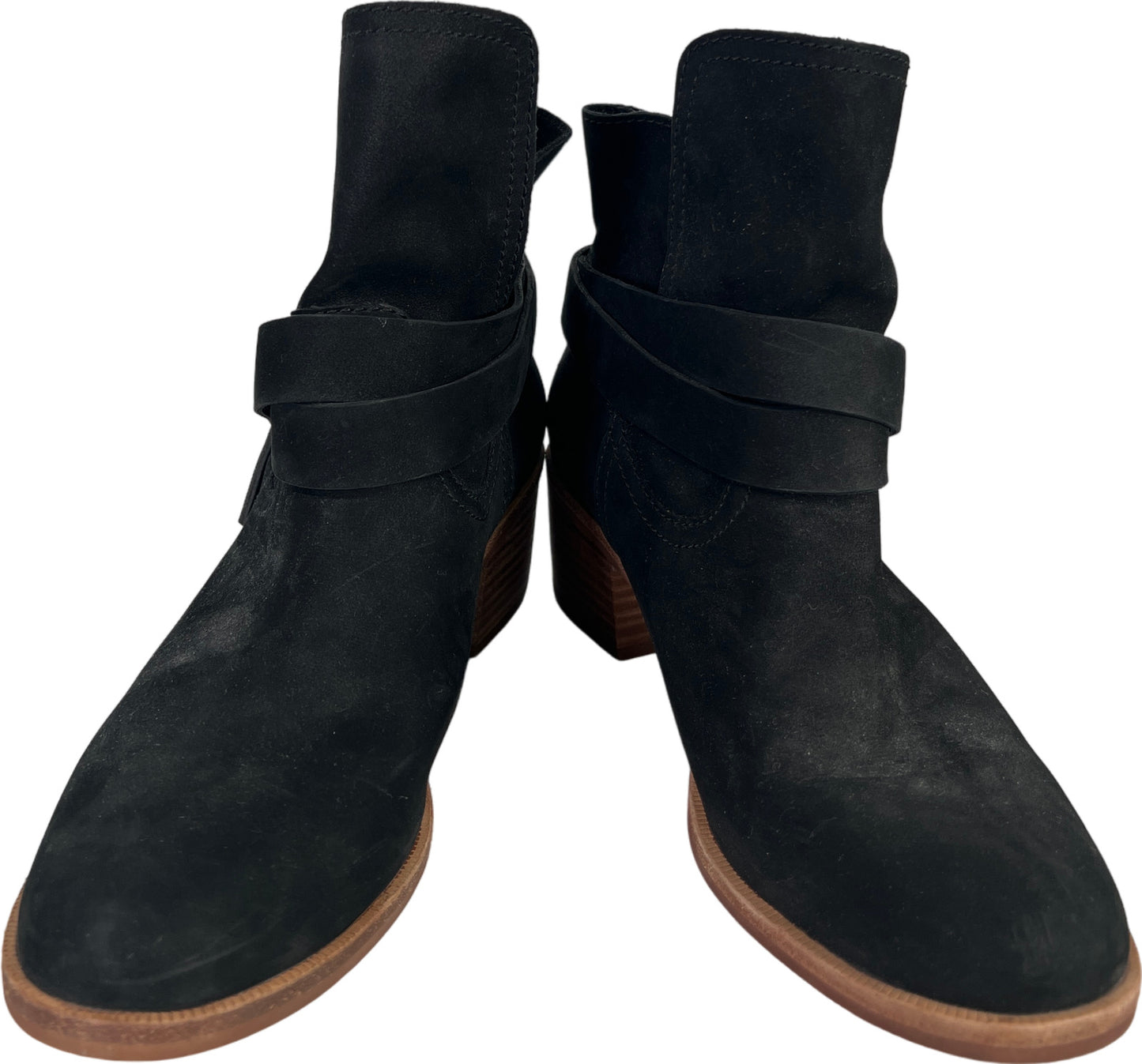 UGG Women’s Black Elora Pull On Suede Ankle Boots - 8