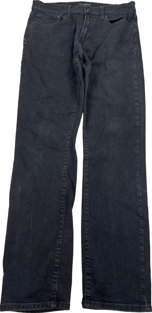 Lucky Brand Men’s Black 410 Athletic Straight Stretch Denim Jeans - 32x32