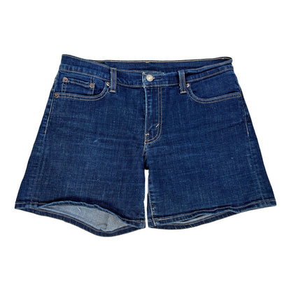 Levi’s Women’s Dark Wash Stretch Denim Jean Shorts - 29