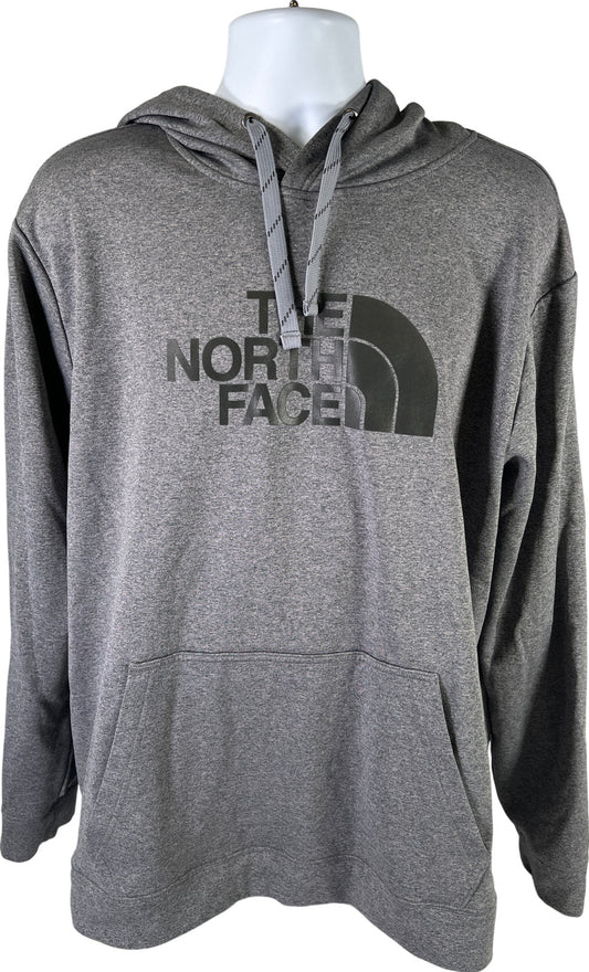 The North Face Men’s Gray Fleece Lined Graphic Pullover Hoodie - XXL