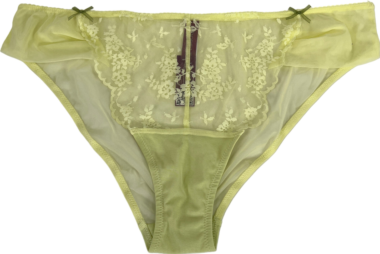 NEW Adore Me Women’s Light Green Sheer Lace Underwear - 0X