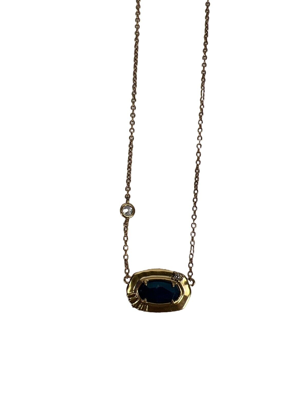 Kendra Scott Women’s Goldtone/Teal Anna Short Pendent Necklace