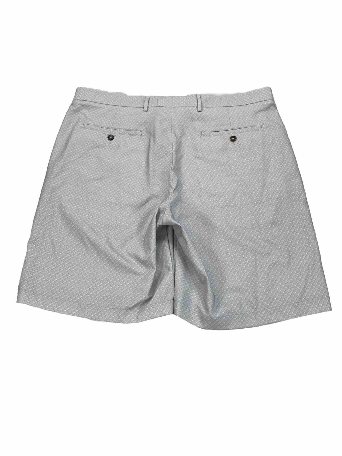 Pebble Beach Men's Gray Dry Luxe Performance Golf Shorts - 40