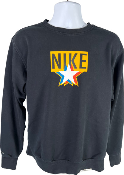 Nike Men’s Black Standard Issue Long Sleeve Crewneck Sweatshirt - M