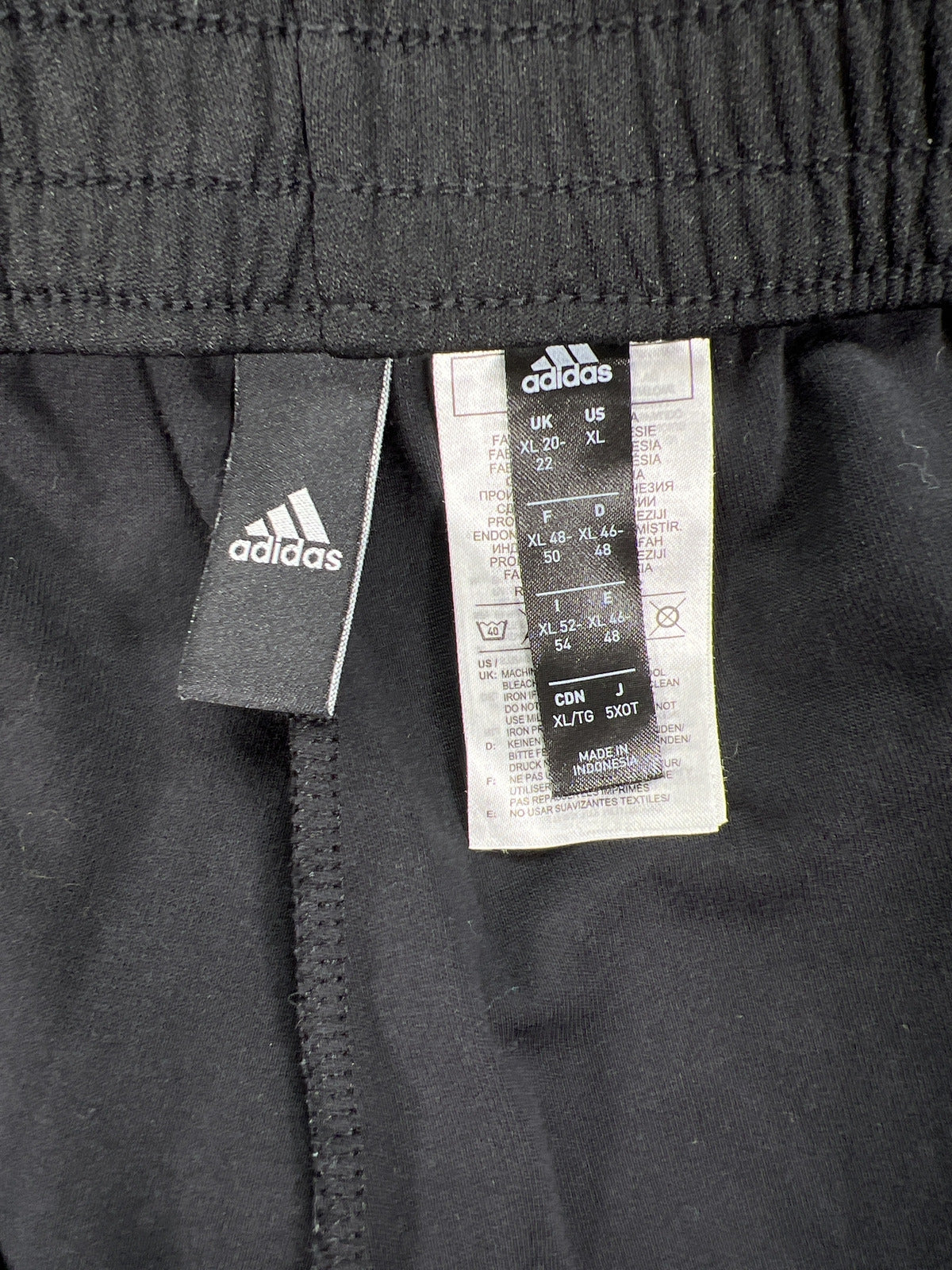 Adidas Women’s Black Snap Tear Away Athletic Slim Fit Pants - XL