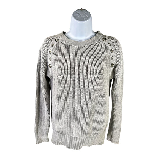 Banana Republic Women’s Gray Long Sleeve Knit Sweater - S