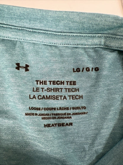 Under Armour Men's Blue Short Sleeve Tech Tee Athletic Shirt - L