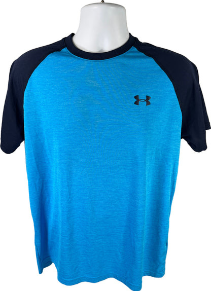 Under Armour Men’s Blue Short Sleeve HeatGear Athletic Shirt - M