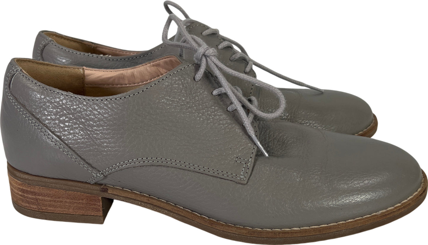 Clarks Cushion Women’s Gray Lace Up Brogues Oxford Shoes - 7