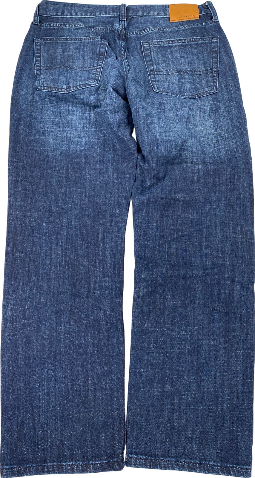 Lucky Brand Men’s Dark Wash 221 Original Straight Denim Jeans - 34x30