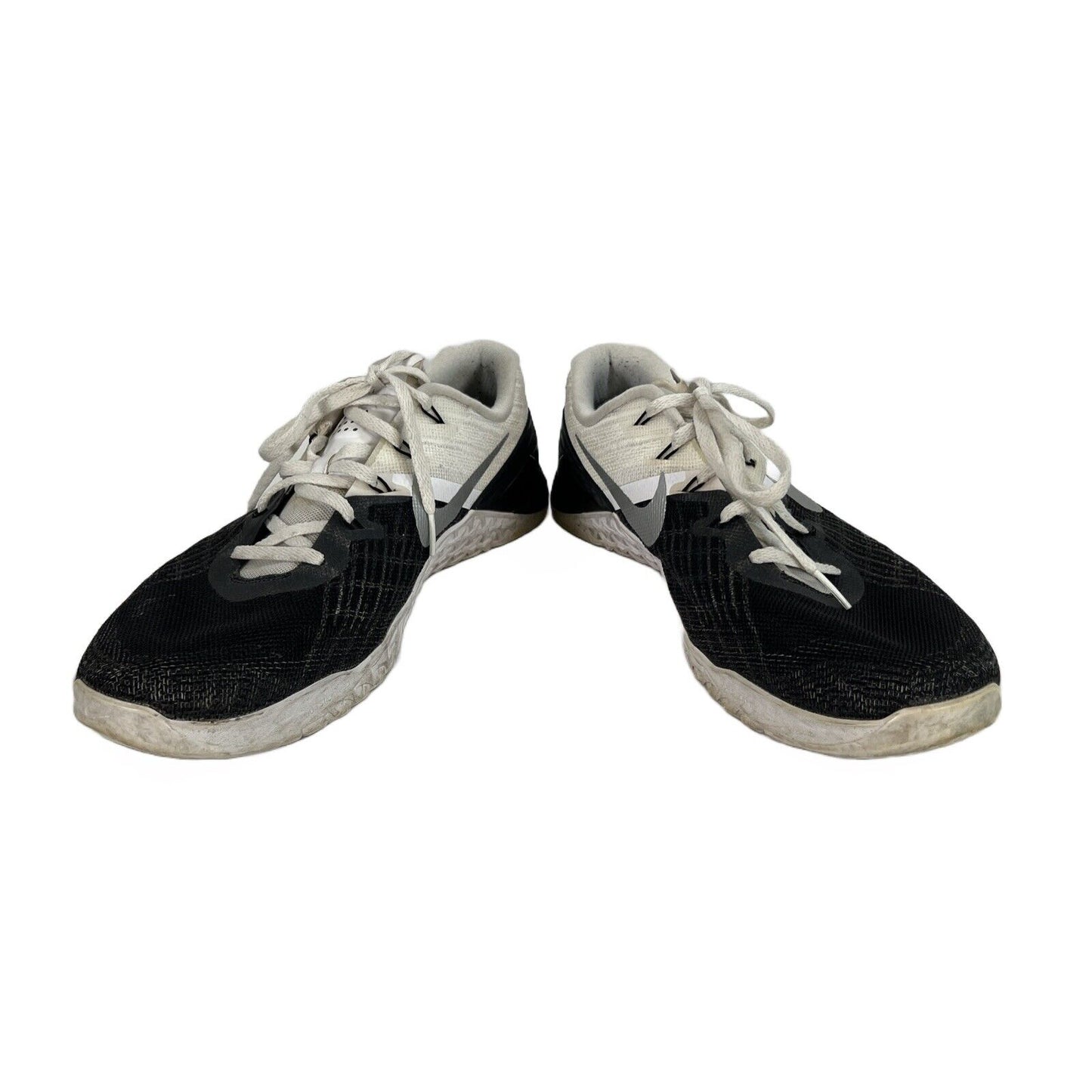 Nike Men's Black/White Metcon 3 Training Athletic Shoes - 10.5