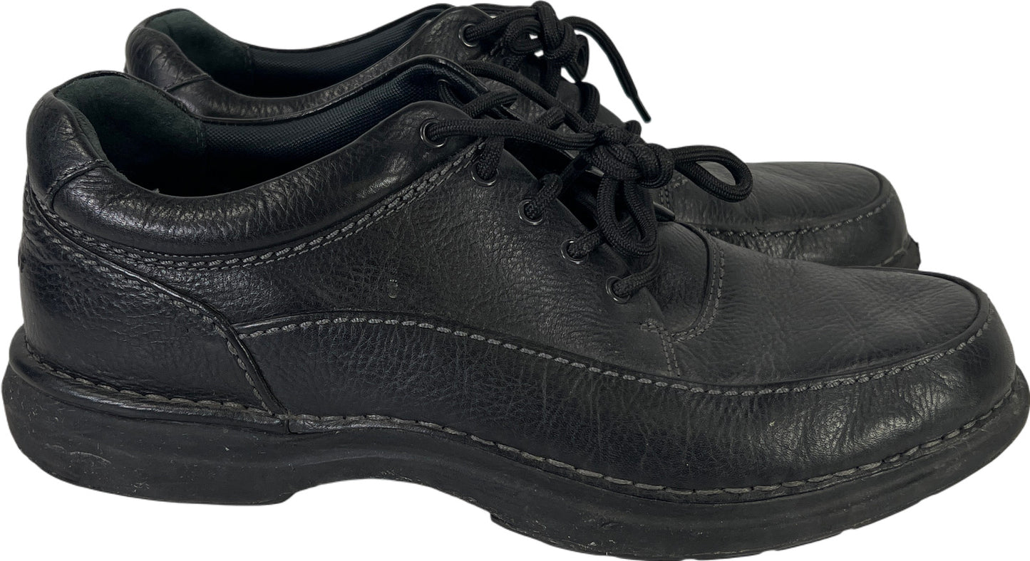 Rockport Men’s Black Leather Lace Up Casual Oxford Shoes - 12 Wide