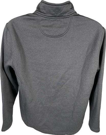 IZOD Men’s Gray Fleece Lined Full Zip Sweatshirt - M