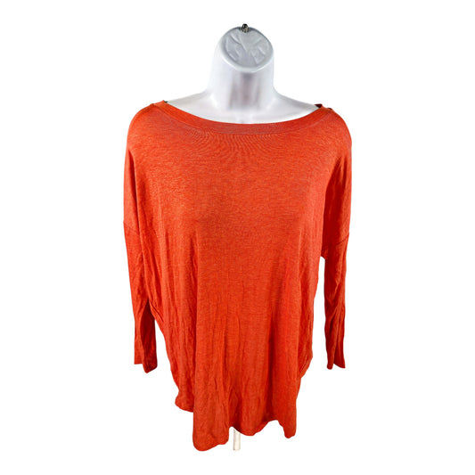 NEW LOFT Women’s Orange/Red Long Sleeve Thin T-Shirt - XS