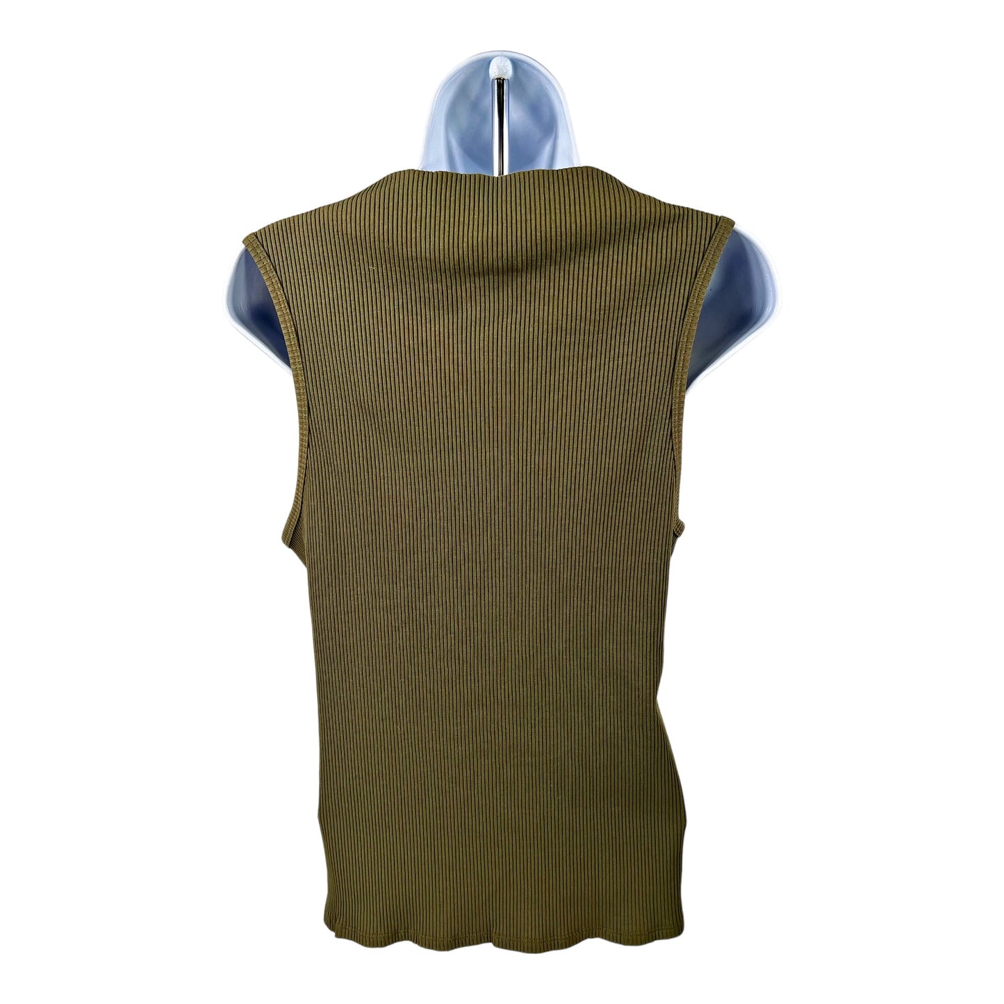 NEW J.Crew Women’s Green Ribbed Tank Top - L