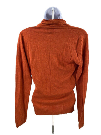 NEW The Limited Women's Orange Thin Knit Long Sleeve Sweater - S