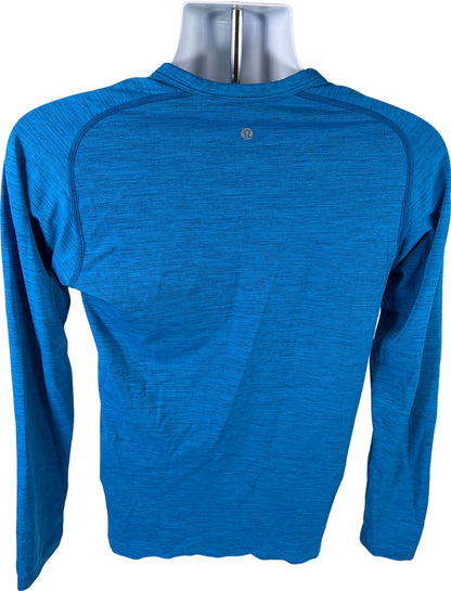 Lululemon Men’s Blue Metal Vent Tech Hurley Long Sleeve Athletic Shirt - S