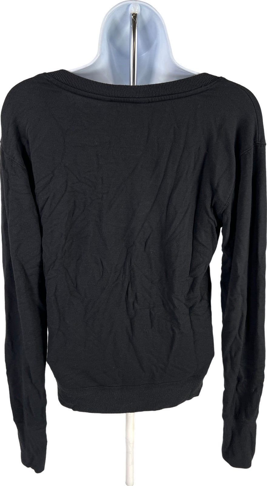 Athleta Women’s Black Long Sleeve Sunrise V-Neck T-Shirt - XS