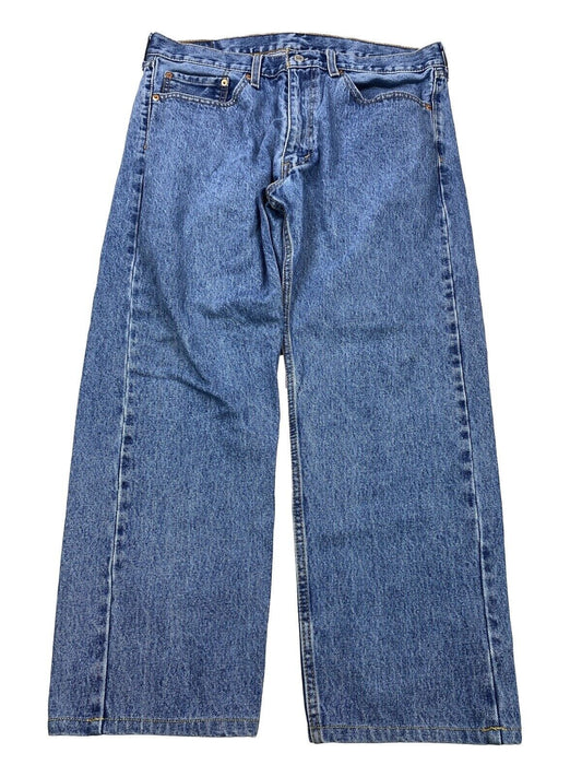 Levi's Men's Medium Wash 505 Straight Leg Jeans - 36x29