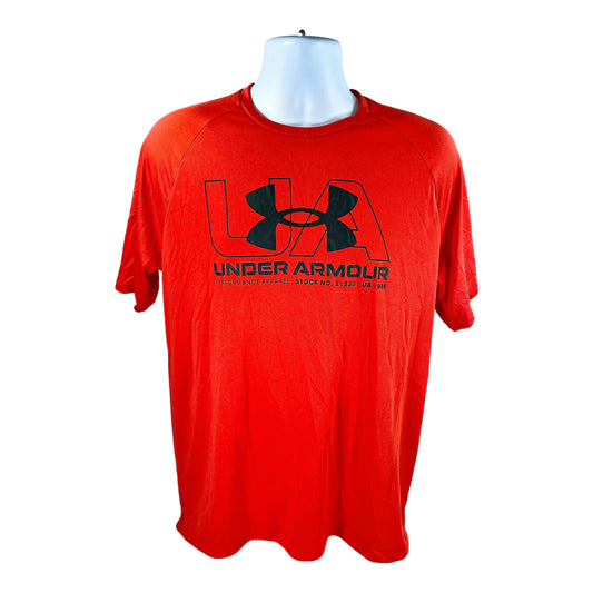 Under Armour Men’s Red Loose Fit Velocity Athletic Shirt - L