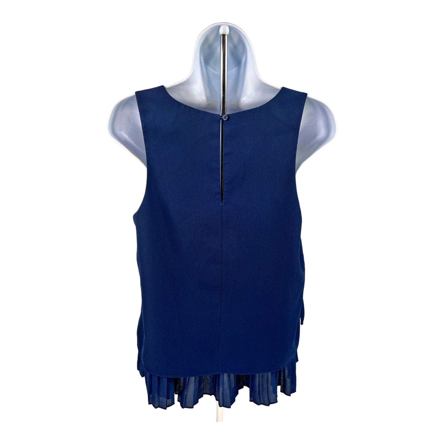 Banana Republic Women’s Blue Pleated Edge Tank Top - S