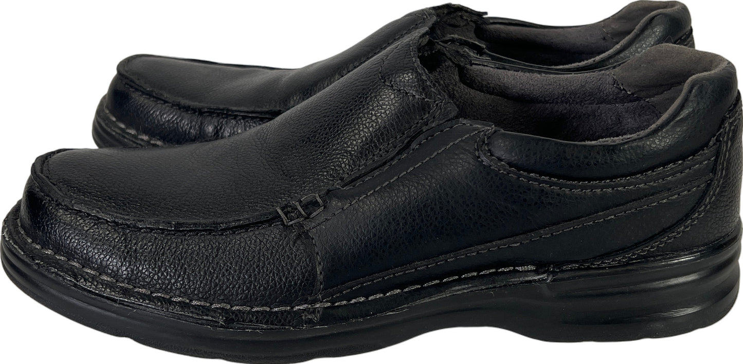 Nunn Bush Men’s Black Leather Slip On Loafer Shoes - 8.5