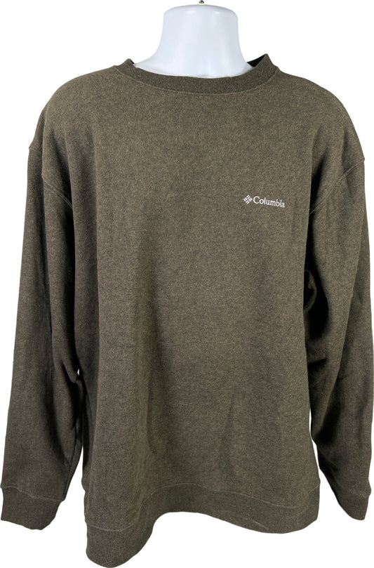 Columbia Men’s Green Long Sleeve Hart Mountain II Crewneck Sweatshirt - XXL