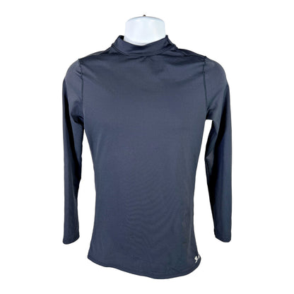 Under Armour Men’s Black Coldgear Fitted Mock Neck Shirt - S