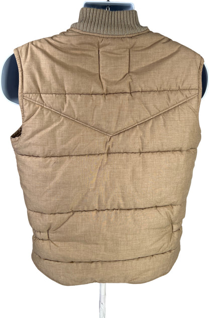 Walls Vintage Men’s Beige Blizzard Pruf Full Zip Vest - M