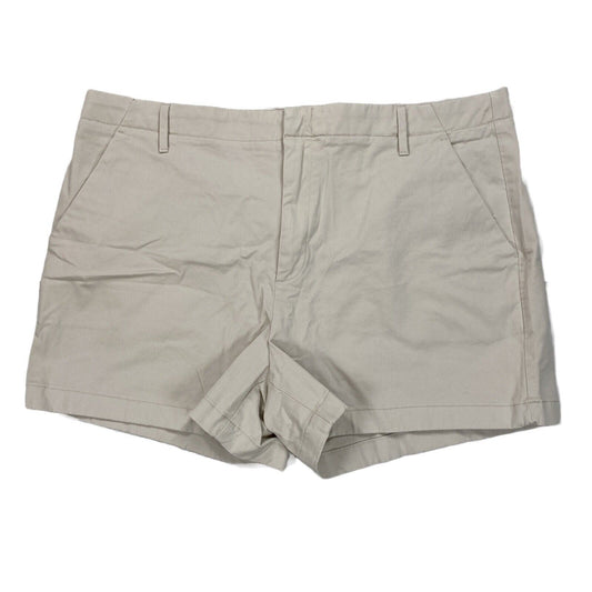 NEW Banana Republic Women's Beige Authentic Chino Shorts - Petite 18