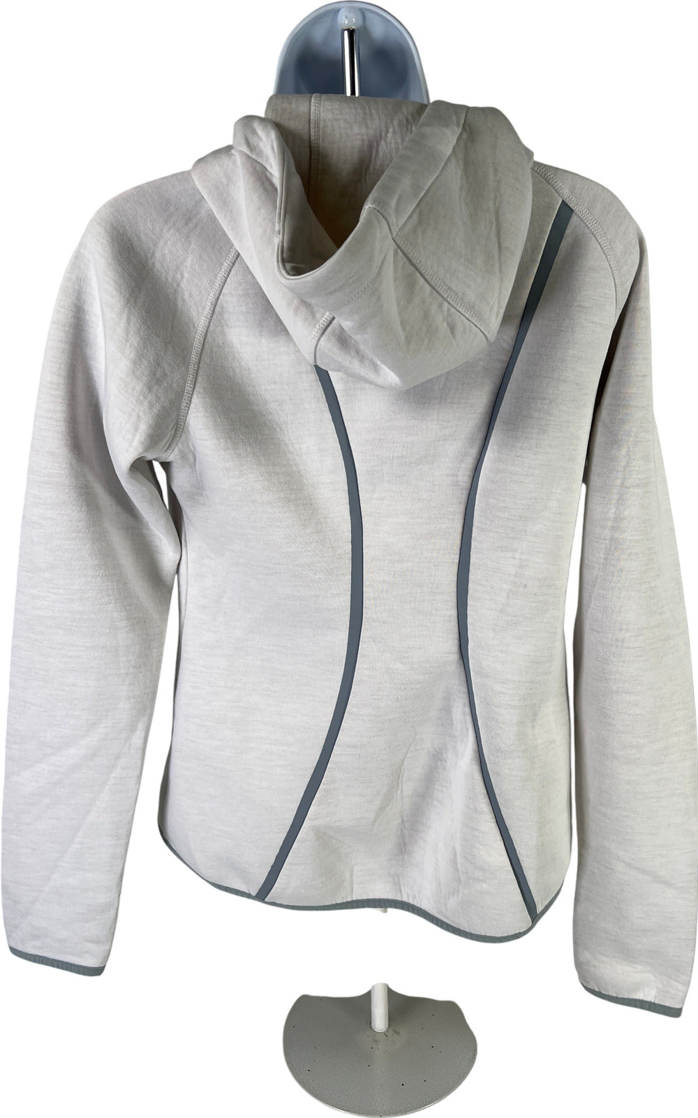 Athleta Women’s White Full Zip Fuse Athletic Hoodie Jacket - S