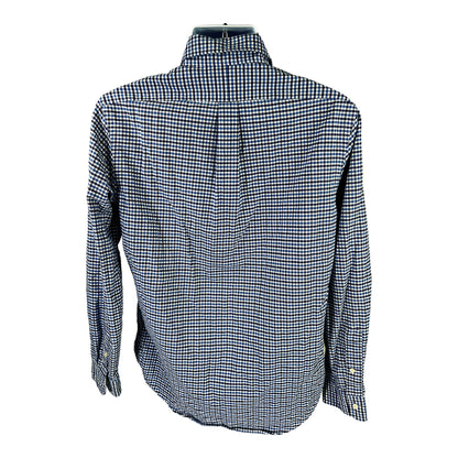 Ralph Lauren Men’s Blue Plaid Long Sleeve Button Up Shirt - M