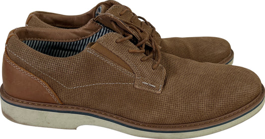 Nunn Bush Men’s Brown Suede Lace Up Casual Oxford Shoes - 9 Wide