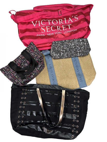 5PC Victoria's Secret and Victoria's Secret PINK Lot of 5 Random Tote Bags