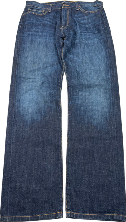 Lucky Brand Men’s Dark Wash 221 Original Straight Jeans - 34x34