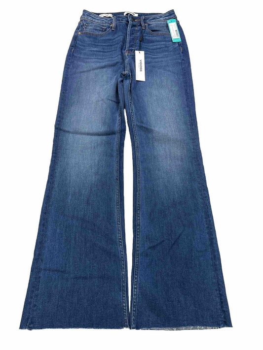 NEW Vigoss Women's Dark Wash Royce High Rise Flare Jeans - 28