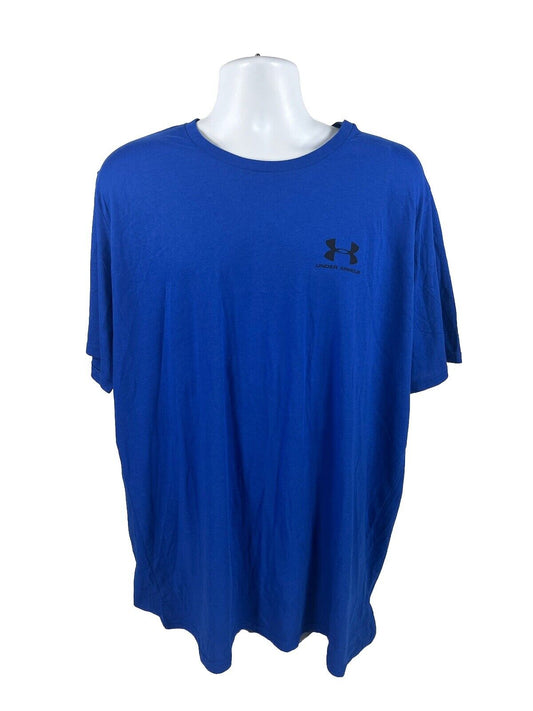 NEW Under Armour Men's Blue Short Sleeve Athletic Shirt - XXL