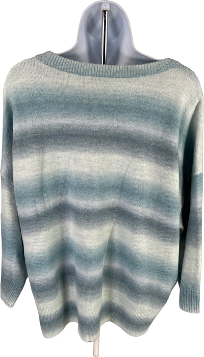 NEW Ann Taylor Women’s Blue Long Sleeve Crewneck Sweater - XL