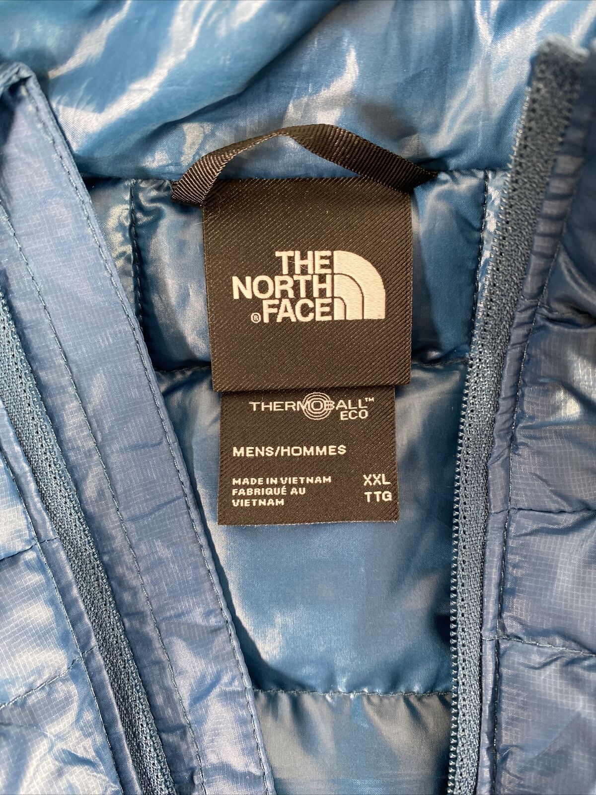 NEW The North Face Men's Monterey Blue Thermoball Eco Jacket - XXL